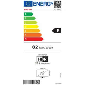 Sharp 65GR8265E | 65 | Smart TV | Google TV | UHD 