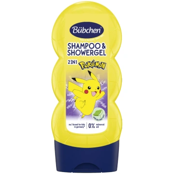 BUBCHEN Pokemon Pikachu 2in1 šampūns/dušas želeja,
