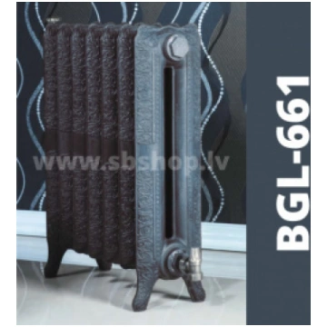 Beigelai čuguna radiators BGL-661 (10sekc.), BGL-6