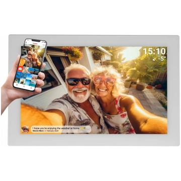 Denver Frameo PFF-1037W 10.1” Digital Photo Frame,