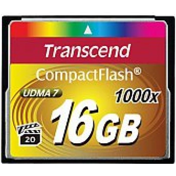 Transcend 16GB Compact Flash 1000x atmiņas karte T