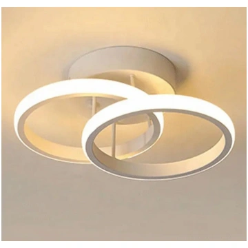 Moderns LED griestu plafons ZD110A 20W, balts - LE