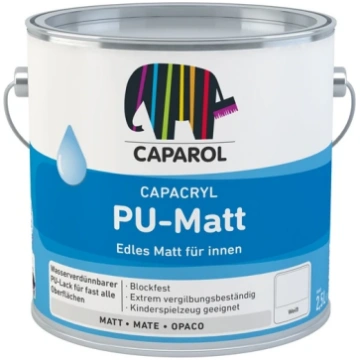 CAPAROL Krāsa, mēbeles Caparol Capacryl Pu-matt, m