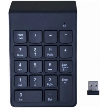 Gembird USB Numeric Keypad Wireless Ciparu Klaviat