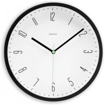 Capri wall clock 25cm black