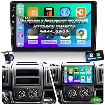NHOPEEW 2G+64G Android auto radio Ducato 3/Peugeot