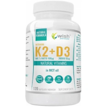 Vitamin K2 MK-7 with Natto 100 µg + D3 2000 IU 50