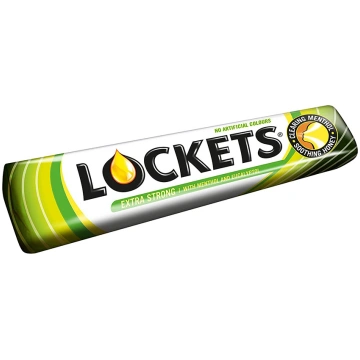 LOCKETS Extra Strong pastilas N10