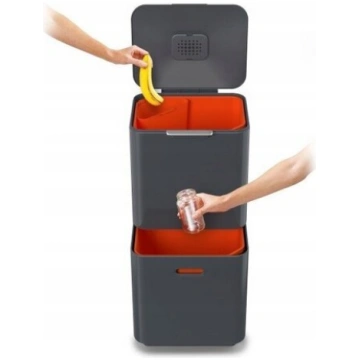 Joseph Joseph Totemmax 60l pelēka miskaste Nav nor