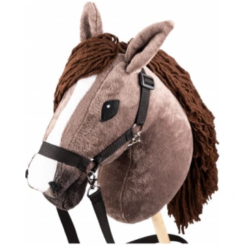 Zirgs uz nūjas Hobby Horse Zirgs Skippi, brūns