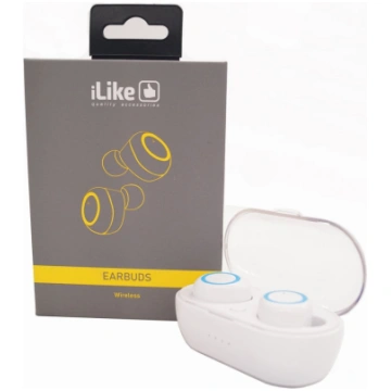 Bezvadu austiņas iLike Bluetooth Earbuds IBE01 Whi