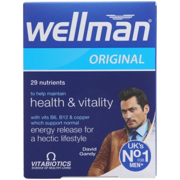 Vitabiotics Wellman Original vitamīni vīriešiem, 3