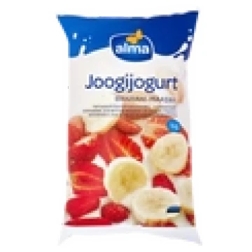 Jogurts dzeramais banānu zemeņu 1L Alma, Igaunija 
