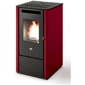 EVA CALOR granulu kamīns-krāsns KALI 9.5kW (sarkan