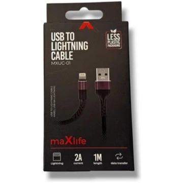 maXlife USB To Lightning Cable MXUC-01 (Nylon)