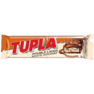 Piena šokolādes batoniņš TUPLA White Nougat ar man