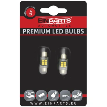 EinParts Auto LED Spuldzes C5W Festoon 31mm 5000K 