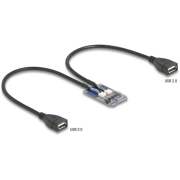 DeLOCK 64346 Iekšējais USB 2.0 adapteris Mini PCI 