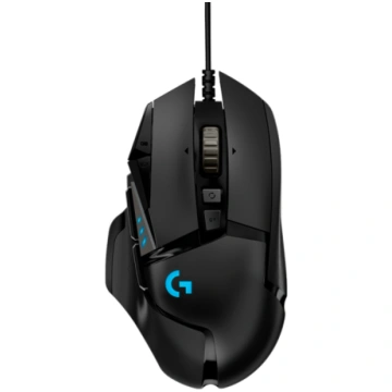 LOGITECH G502 Corded Gaming Mouse - HERO - BLACK -