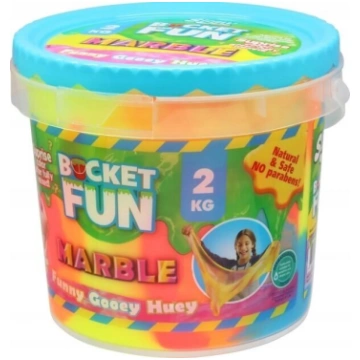 Slimy Bucket Fun Surprise color after Fully mixed!