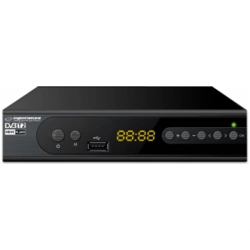 Esperanza EV106P Digital DVB-T2 H.265/HEVC tuner, 