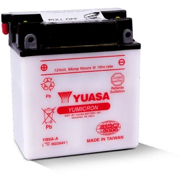 AKUMULATORS YUASA HIGH PERFORMANCE YB9A-A 12V 9.5A