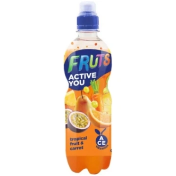 FRUTS Activ trop. augļu& burkānu negāz. sulas dzēr