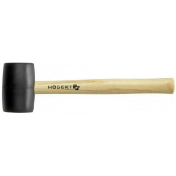 Hammer; 900g; round; wood (ash); with a soft-face 