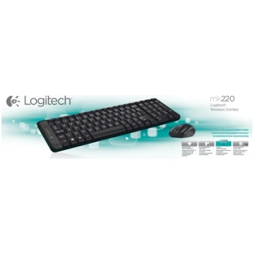 Logitech G MK220 keyboard RF Wireless QWERTY US In