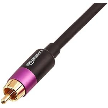 Amazon Basics RCA audio kabelis zemfrekvences skaļ