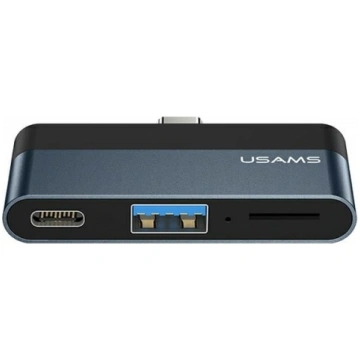 USAMS US-SJ491 adapteris HUB USB 3.0|USB-C|Micro S
