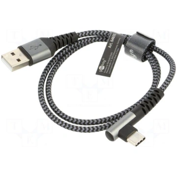 Cable | USB 2.0 | USB A plug,USB C angled plug | 0