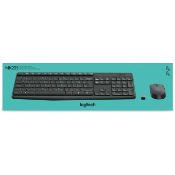 Logitech MK235 keyboard Mouse included USB QWERTY 