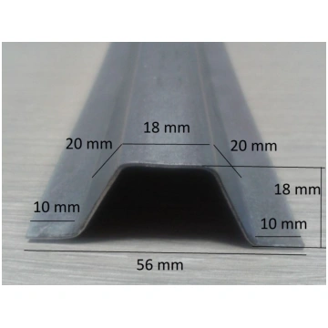 Profils cinkota tērauda OMEGA 1mm 3m 9993522001345