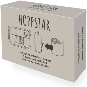 3 Rotoli Refill Carta Termica Hoppstar Artist