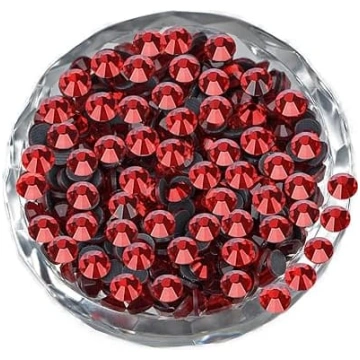 LPBeads 2000gab SS20 Siam Hotfix Flat Back Rhinest