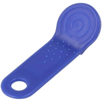 Pellet memory holder in a keychain; blue | IBF-DS9