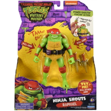 TMNT figūrėlė Ninja Shouts Raphael 83354 83354 (00