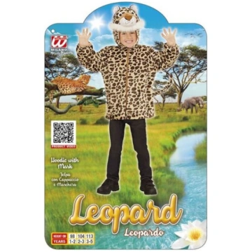 LEOPARDS AR MĪKSTU PLĪŠA PĀRKLĀJUMU (džemperis ar 