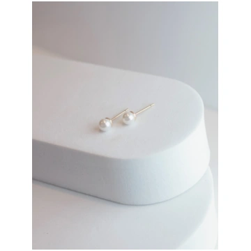 Apzeltīti nagliņauskari PEARL STUDS 1 •