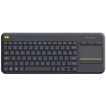 LOGITECH Wireless Touch Keyboard K400 Plus - Melna