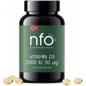 NFO D3 vitamīns 2000 SV (100 kapsulas)
