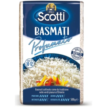 Garie rīsi SCOTTI Basmati Profumato, 500g