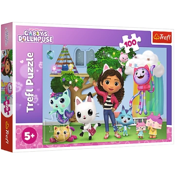 TREFL GABBY´S DOLLHOUSE Puzle, 100 gab. (16464T)