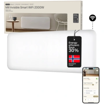 Mill Invisible Smart WiFi Heater PA2000WIFI4 Panel
