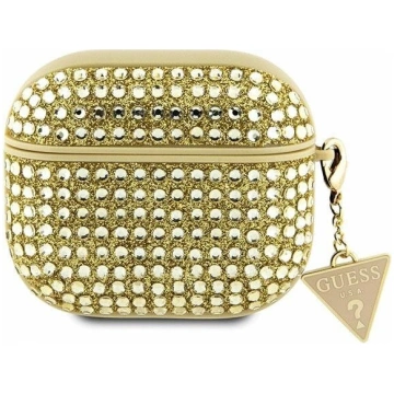 Guess futrālis Airpods 3 ar "rhinestone Triangle C