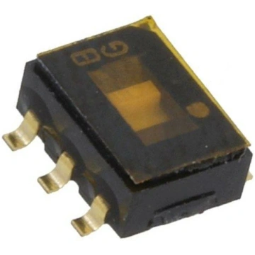 Switch: slide; Pos: 2; DPDT; 0.1A/6VDC; ON-ON; SMT