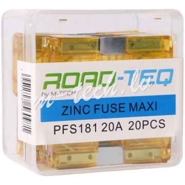 PFS181 - ZINC FUSE MAXI. BOX PACKING 20A 20pcs/box