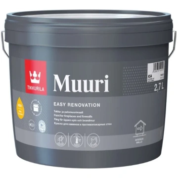 Karstumizturīga krāsa, daudzveidīgs Tikkurila Muur