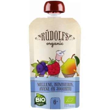 JOGURTS RŪDOLFS BIO AUGĻU AR JOGURTU 110G